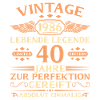 40e anniversaire Année 1986