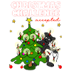 Christmas Challenge Accepts Dog