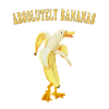 Absolutely Bananas Funny Goose Banana Design