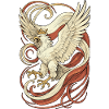 Drapeau épique de l’aigle polonais, cadeau