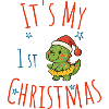 My 1st Christmas Dino