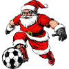 Weihnachten Fussballer