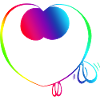 Cute rainbow trickster