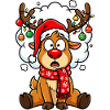 Christmas Reindeer Cartoon Humor