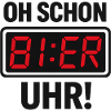 Funny Beer Clock Saying Motif