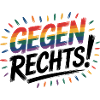 Against the Right - Cool Pride Logo
