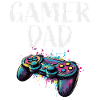 Gamer Dad Controller Farbexplosion