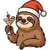 Weihnachts Faultier Cocktail
