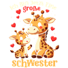 I'm a big sister giraffes