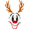 Reindeer with Red Nose Caricature