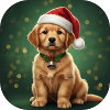 Santa Pup Christmas Bell