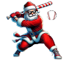 Santa Swing Baseball