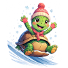 Winter Wave Surfturtle