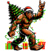 Bigfoot Christmas Light Hero