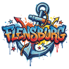 Flensburg Graffiti mit Anker