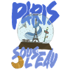 Paris Snowglobe Blue - Eiffel icon