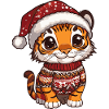 Noël Tiger Christmas