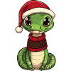 Snake Cobra Christmas Xmas