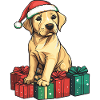 Labrador Hund Weihnachten Geschenke