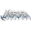 Unbroken - cold metal chrome text