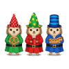 Hedgehog Merry Christmas Christmas Cooler