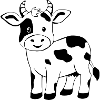 Black Cow Black Gift Farmer