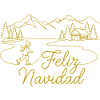 Feliz Navidad Winterlandschaft winterlich