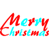 Merry Christmas Neon Script
