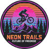 Neon Trails Mountain Freeride
