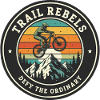 Trail Rebels Mountain Biker Retro
