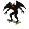 Mothman 1966 Skateboarding