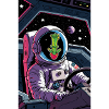 Cactus Alien in Space