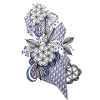 Diamantblüten Ornament