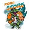 Basketball Dinosaur T-Rex Basketball Player