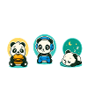 Triathlete Panda Eating Play Sleeping Cute
