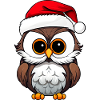 Owls Christmas