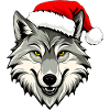 Weihnachten Wolf