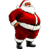 Dicker Weihnachtsmann