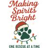 Geister hell machen Weihnachts-Rettungspfote