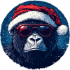 Gorilla Santa Sunglasses