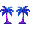 Palmen Neon