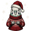 Budgie Christmas Santa Hat Pajamas