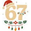 Funny Holiday Six-Seven Meme Gift