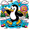 Penguin Surf at Candyland
