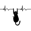 Cat ECG Heart Rate Heartbeat