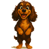 Cocker Spaniel breit grinsend