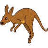 Kangaroo Vintage Rust Texture