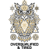 Overqualified Eule Mandala