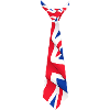 Union Jack Flag Motif Tie