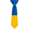 Blau-gelber Farbblock bindet